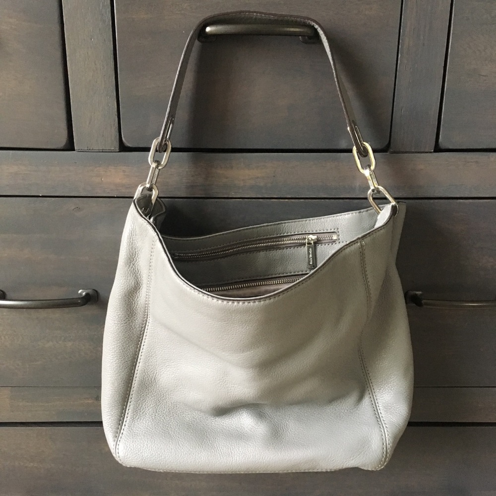Grey Leather Micheal Kors bag